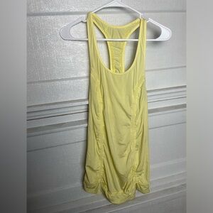 Lululemon Athletica Light Yellow Racerback Tank